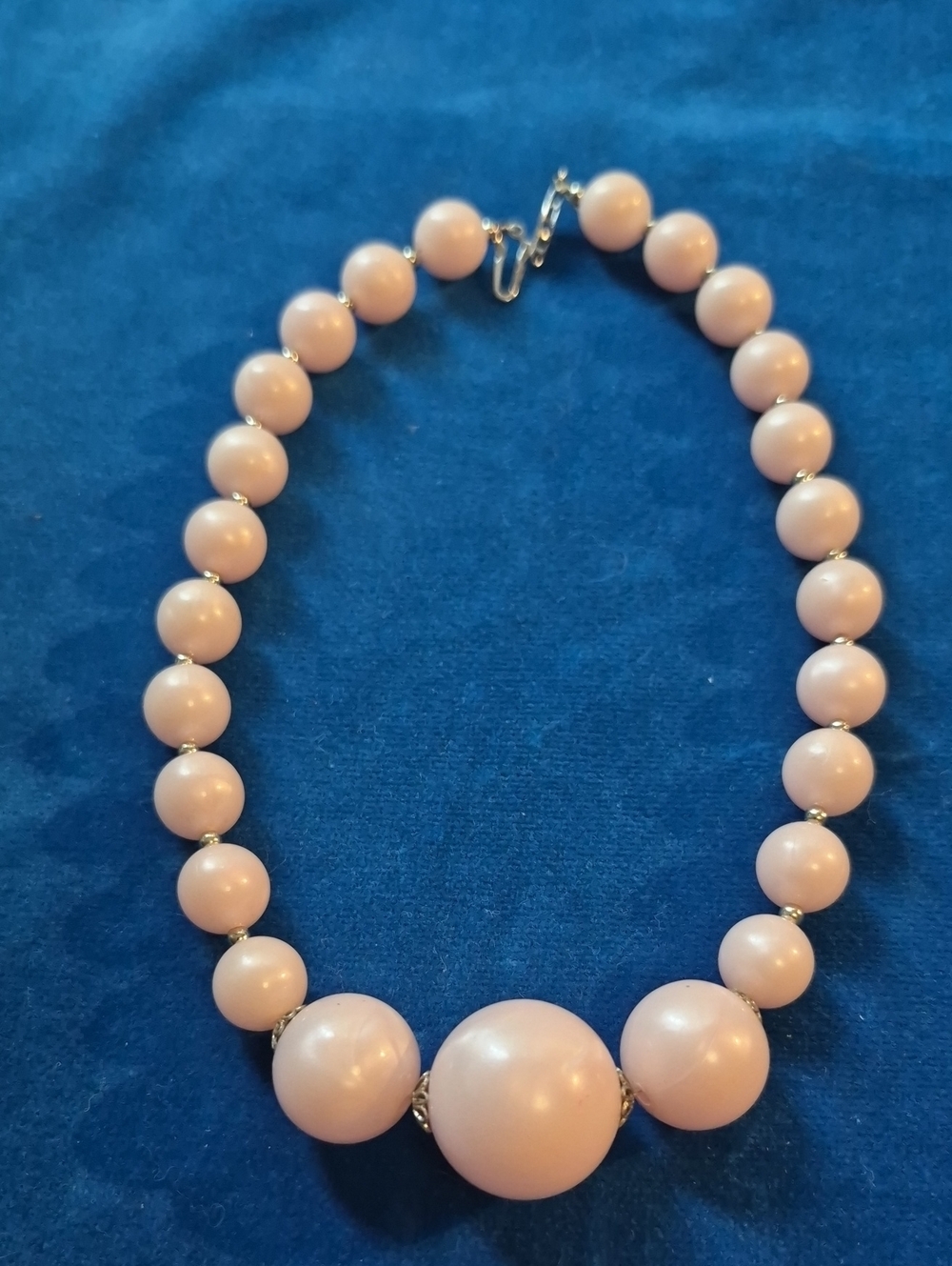 Classic Pink Bead Necklace - Brand